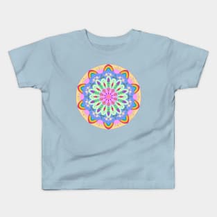 Spring Garden Mandala Kids T-Shirt